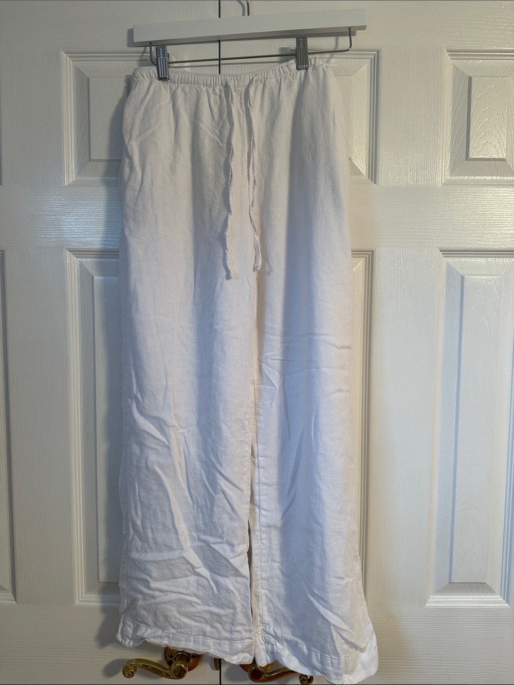 Abercrombie & Fitch Linen Blend Pull-On Pant
